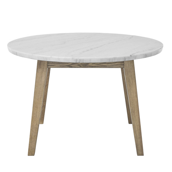 Corrigan Studio® Mairenn 48" Round Solid Marble Top Dining Table ...